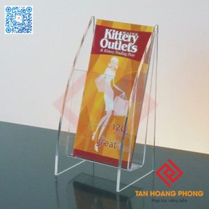 kệ mica đựng tờ rơi