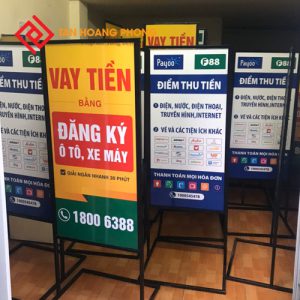 Standee chân sắt giá rẻ